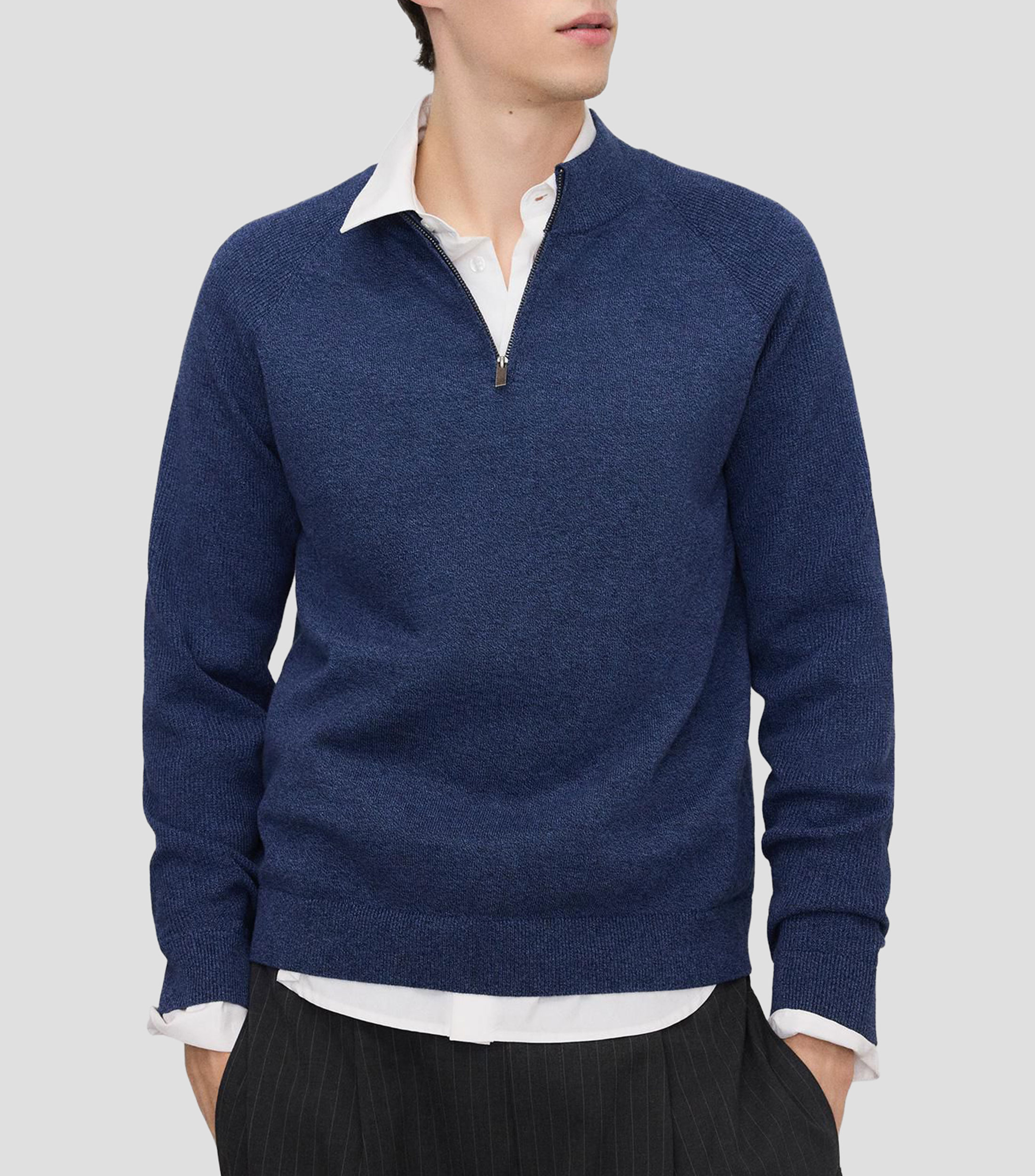 Suéter cuello perkins Hombre